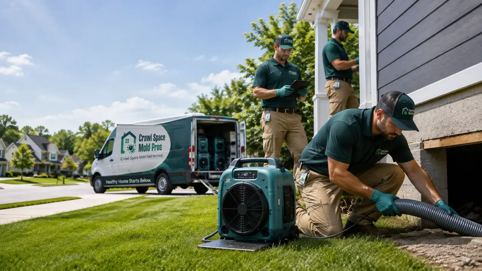 Crawl Space Mold Removal in Lignite, ND